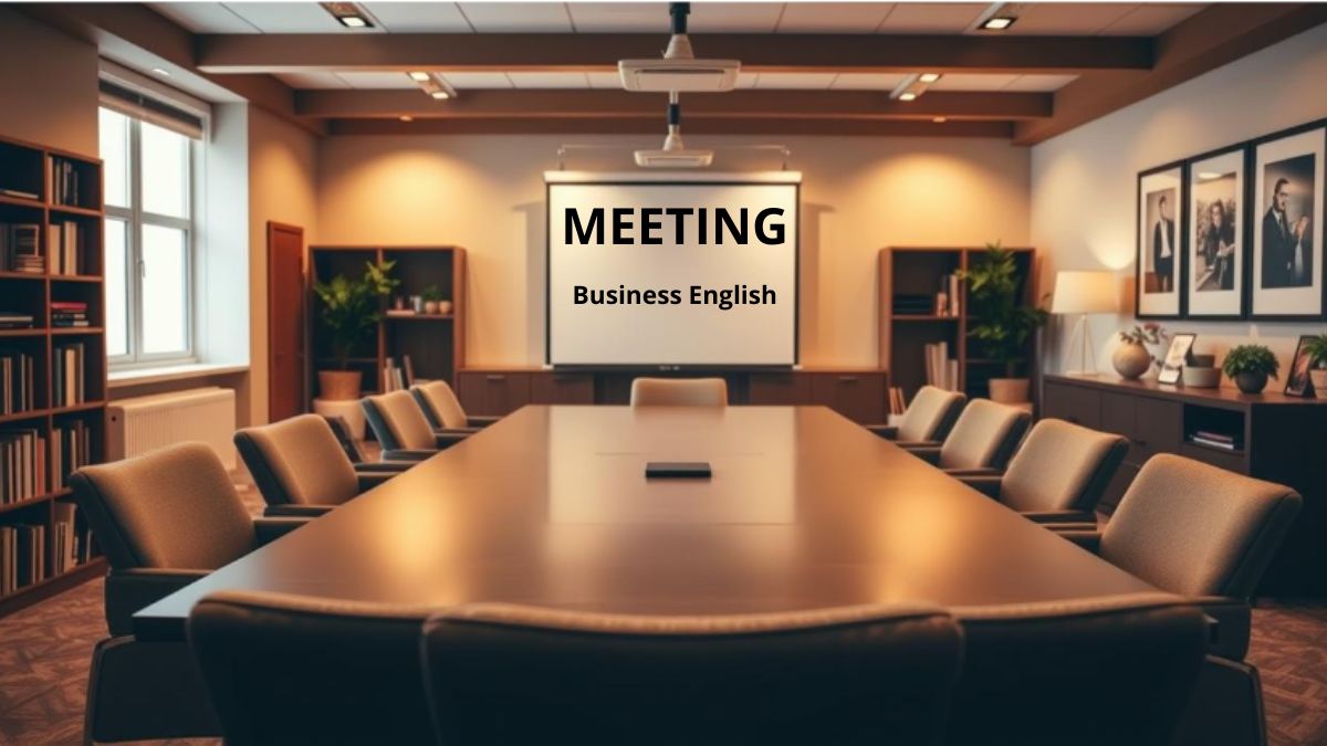 Inglês para reuniões