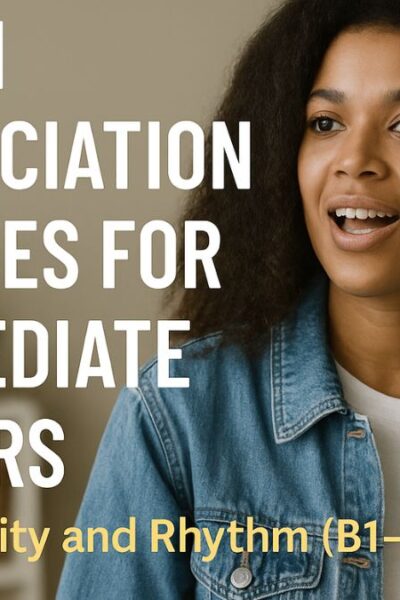 English Pronunciation Exercises for Intermediate Learners