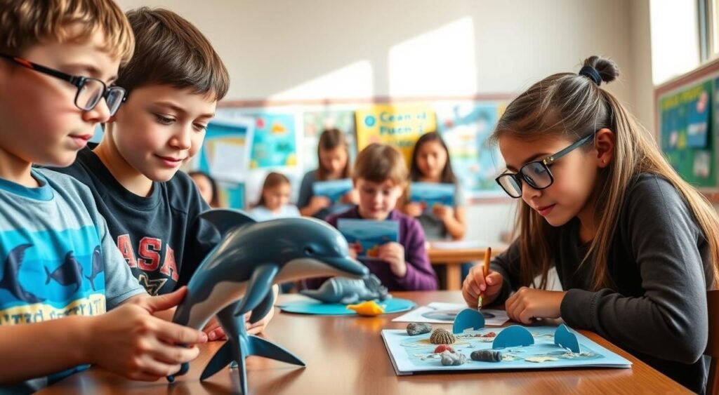 Atividade de Inglês 5 Ano: Dia Mundial do Golfinho e a vida Marinha