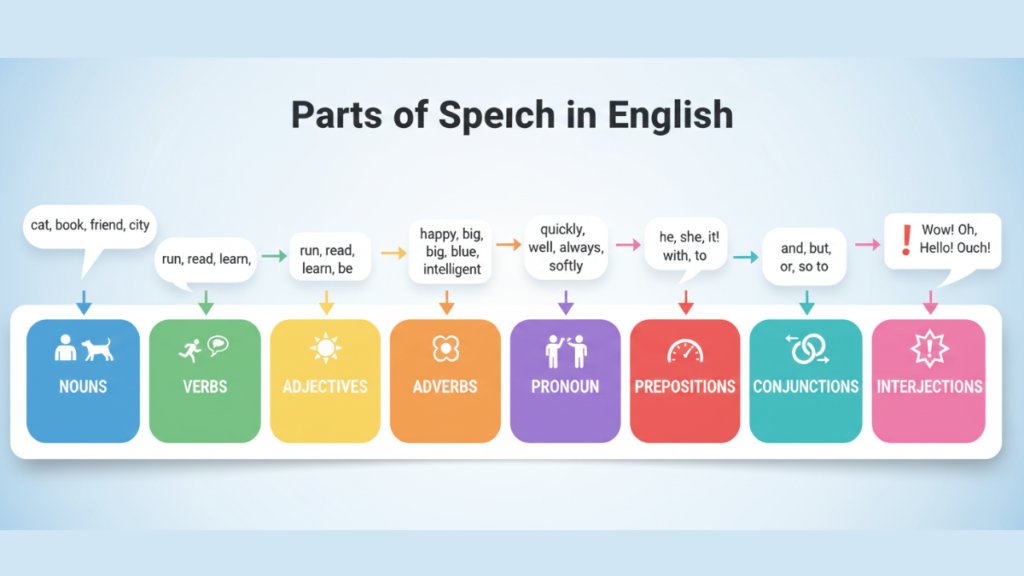 Classe gramatical em inglês