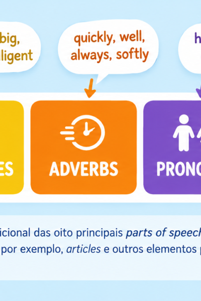 Classe gramatical em inglês As 8 Classes de Palavras