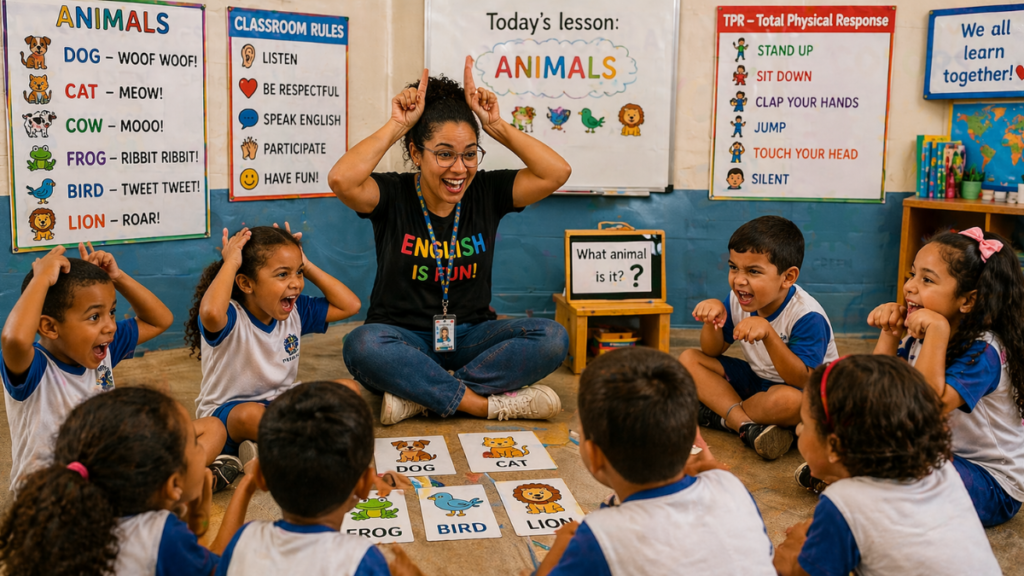 Inglês na educação infaltil