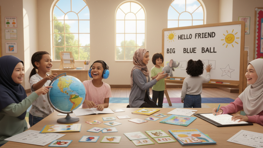 Atividades de inglês para alunos especiais e TDAH