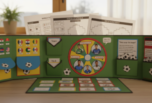 World Cup ESL Project: Lapbook Interativo para Imprimir