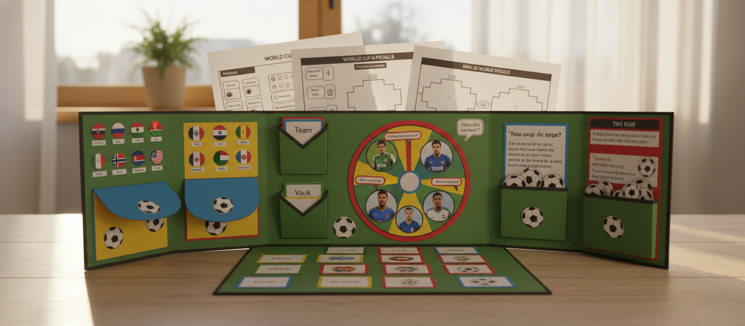 World Cup ESL Project: Lapbook Interativo para Imprimir
