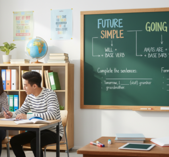 Future Tenses Exercises with Answers: Future Simple, Going to and Future Continuous