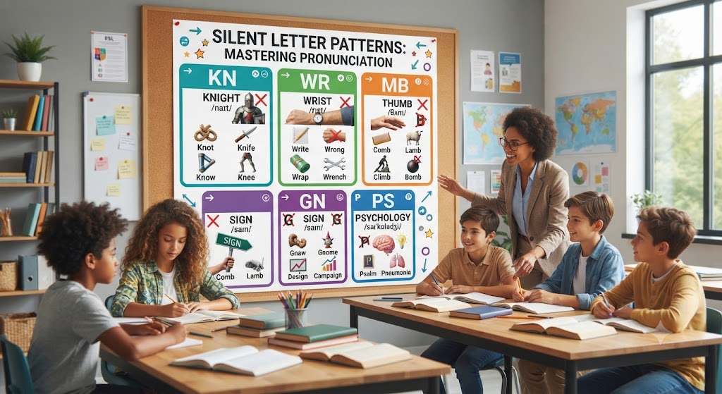 Pronunciation Practice: Master Silent Letters in English