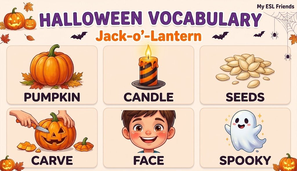 Jack-o'-Lantern Vocabulary